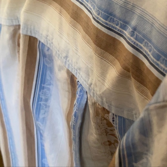 Tommy Bahama Denim Collection Striped Casual Shirt - Picture 3 of 8